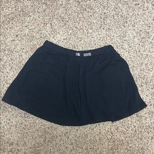 Girls 10/12 Black Skort